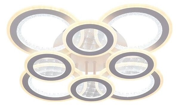 LED Stmievateľný prisadený luster LED/200W/230V 3000-6500K + diaľkové ovládanie
