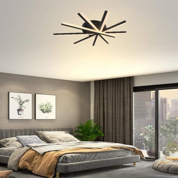 LED Stmievateľný prisadený luster LED/75W/230V 3000-6500K + diaľkové ovládanie