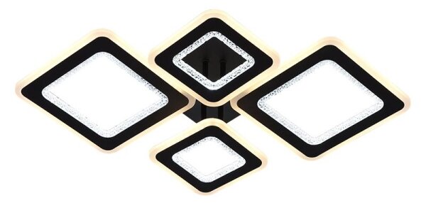 LED Stmievateľný prisadený luster LED/95W/230V 3000-6500K + diaľkové ovládanie