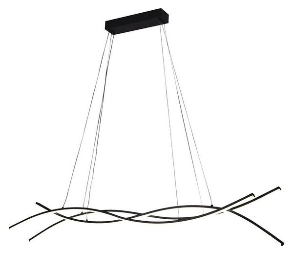 LED Stmievateľný luster na lanku LED/80W/230V 3000-6500K + diaľkové ovládanie