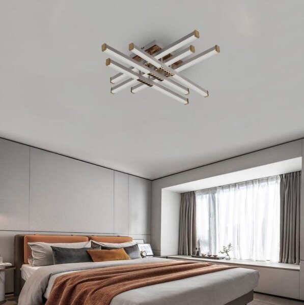 LED Stmievateľný prisadený luster LED/90W/230V 3000-6500K + diaľkové ovládanie