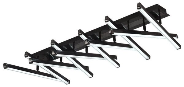 LED Stmievateľný prisadený luster LED/125W/230V 3000-6500K + diaľkové ovládanie