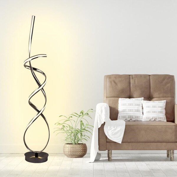 LED Stmievateľná stojacia lampa LED/80W/230V 3000-6500K + diaľkové ovládanie