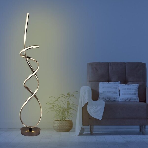 LED Stmievateľná stojacia lampa LED/80W/230V 3000-6500K + diaľkové ovládanie