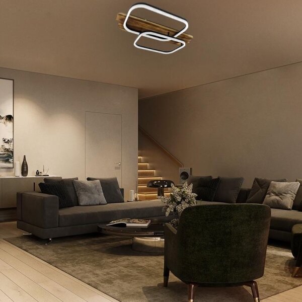 LED Stmievateľné stropné svietidlo LED/95W/230V 3000-6500K + diaľkové ovládanie