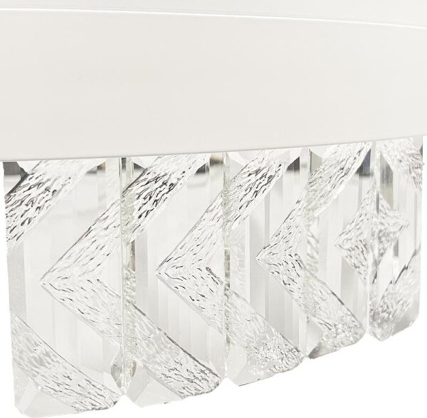 LED Stmievateľný luster na lanku LED/90W/230V 3000-6500K biela + diaľkové ovládanie