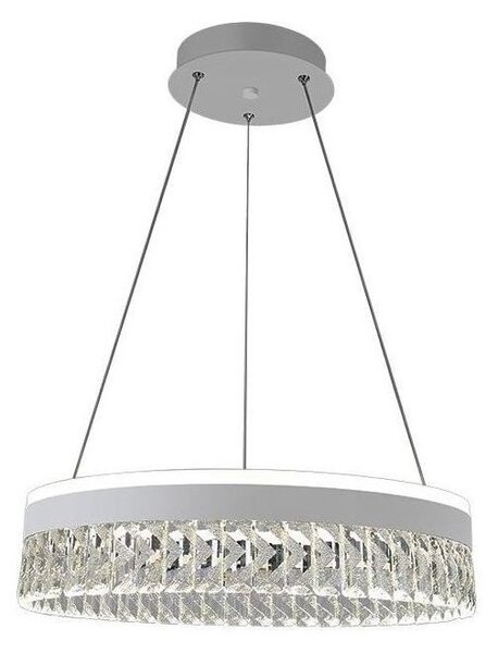 LED Stmievateľný luster na lanku LED/90W/230V 3000-6500K biela + diaľkové ovládanie
