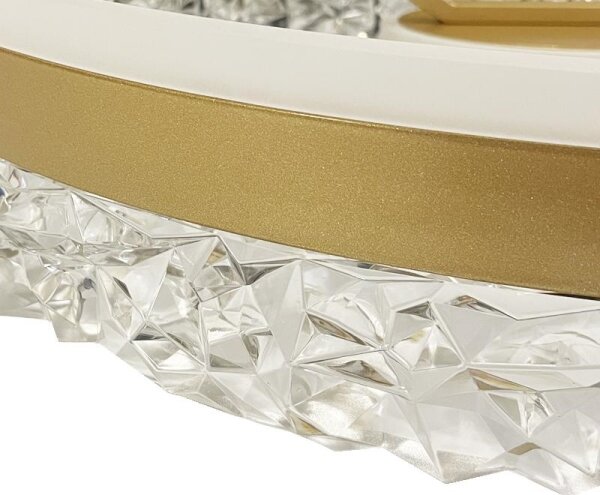 Brilagi - LED Stmievateľný prisadený luster LED/86W/230V 3000-6500K zlatá + DO
