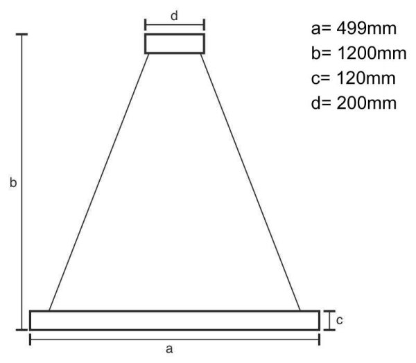LED Stmievateľný luster na lanku LED/90W/230V 3000-6500K čierna + diaľkové ovládanie