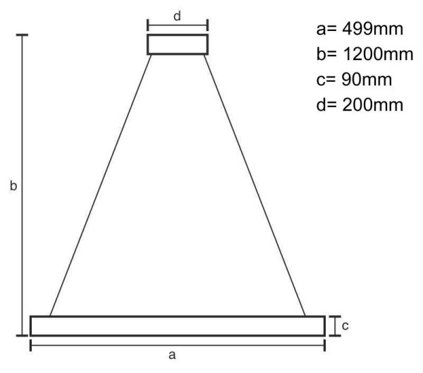 LED Stmievateľný luster na lanku LED/80W/230V 3000-6500K biela + diaľkové ovládanie