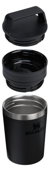 Čierny termo hrnček z nehrdzavejúcej ocele 230 ml Café-To-Go Travel Mug Black 2.0 – Stanley