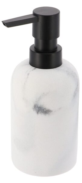 Dávkovač mydla Everist Marble, biela/s čiernymi prvkami, 300 ml