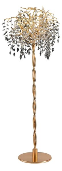 Krištáľová stojacia lampa 5xG9/40W/230V zlatá