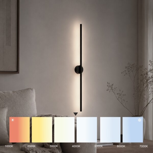 LED nástenné svietidlo LANA LED/7W/230V 4000K čierna