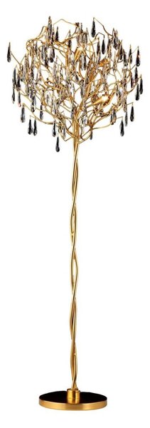 Krištáľová stojacia lampa 5xG9/40W/230V zlatá