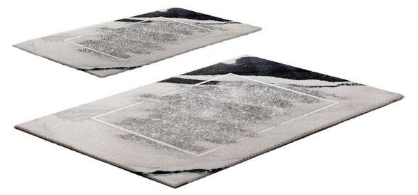 Sivobéžové kúpeľňové predložky v súprave 2 ks 60x100 cm CT – Foutastic