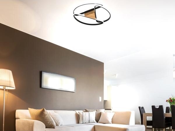 LED Stmievateľné stropné svietidlo LED/75W/230V 3000-6500K hnedá/čierna + DO