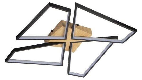 LED Stmievateľné stropné svietidlo LED/115W/230V 3000-6500K hnedá/čierna + DO