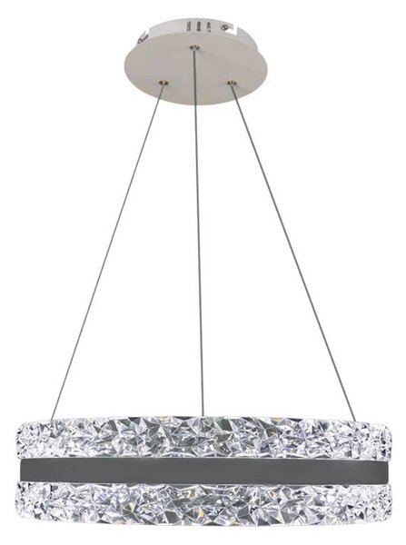LED Stmievateľný luster na lanku LED/80W/230V 3000-6500K biela + diaľkové ovládanie
