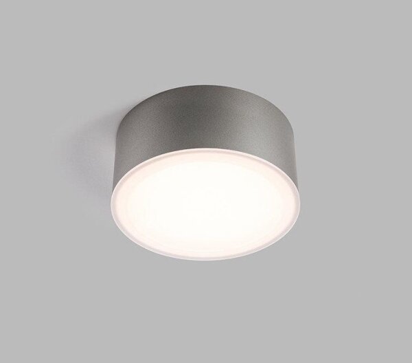LED2 - LED Stropné svietidlo BUTTON LED/17W/230V strieborná