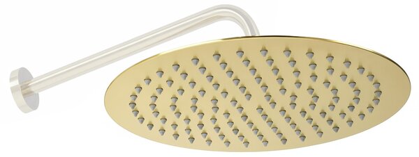 Rea Rea, okrúhla hlavová sprcha s priemerom 250 mm, zlatá lesklá, REA-P0506