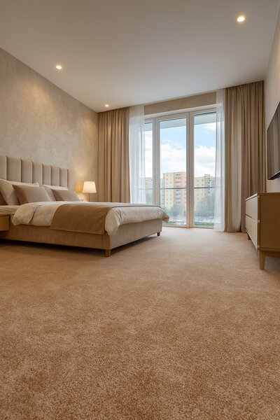 Condor Carpets , Metrážny koberec Serena 6622, na mieru, šíře 4m,5m, béžová, filc, detská izba