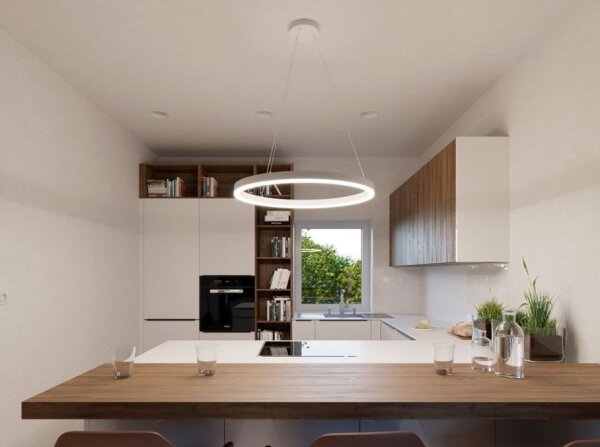LED2 - LED Luster na lanku CIRCLE LED/42W/230V