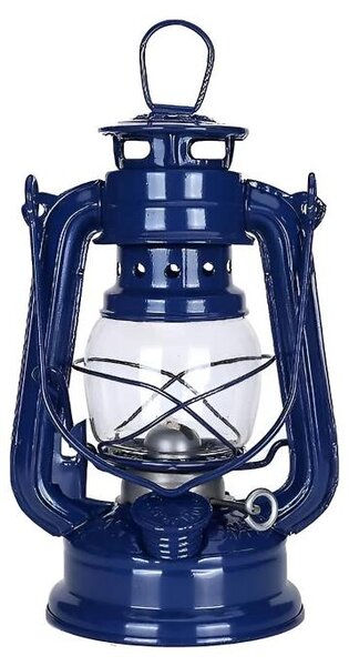 Pronett XJ3891 Petrolejová lampa 19 cm, modrá