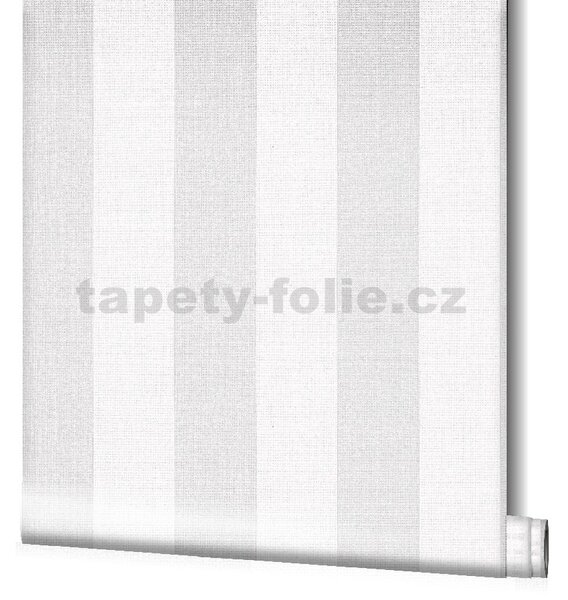 Vliesové tapety na stenu Hailey 82258, rozmer 10,05 m x 0,53 m, pruhy sivo-biele, NOVAMUR 6800-10