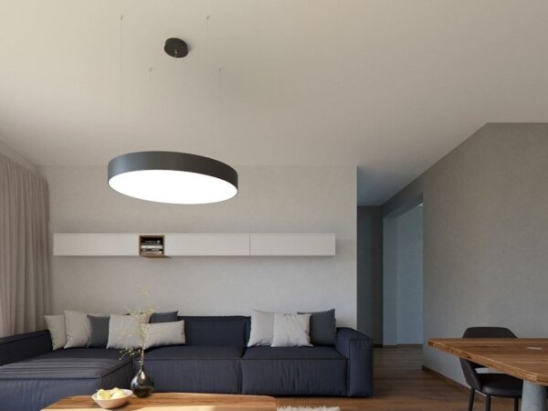 LED2 - LED Luster na lanku MONO LED/60W/230V 3000/4000K čierna