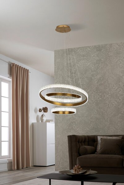 ZÁVESNÉ LED SVIETIDLO, 80/150 cm Glandor - Interiérové svietidlá