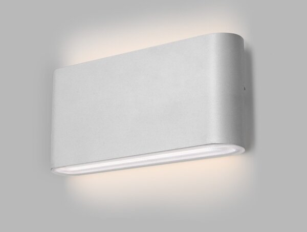 LED2 - LED Vonkajšie nástenné svietidlo FLAT 2xLED/5W/230V IP65
