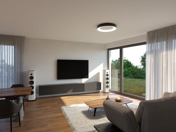 LED2 - LED Stmievateľné stropné svietidlo BELLA LED/80W/230V 3000K/4000K čierna