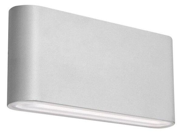 LED2 - LED Vonkajšie nástenné svietidlo FLAT 2xLED/5W/230V IP65