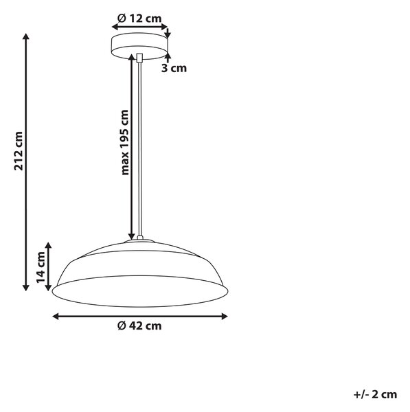 Závesná lampa čierna kovová železné tienidlo detaily z umelej kože moderný súčasný štýl