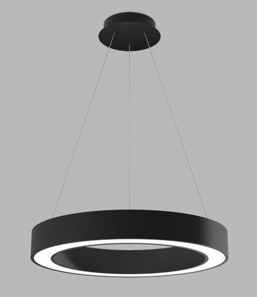 LED2 - LED Stmievateľný luster na lanku SATURN LED/50W/230V 3000K/4000K čierna