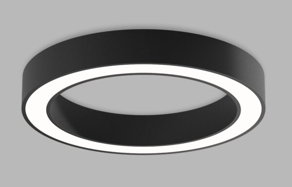 LED2 - LED Stmievateľné stropné svietidlo SATURN LED/50W/230V 3000K/4000K čierna