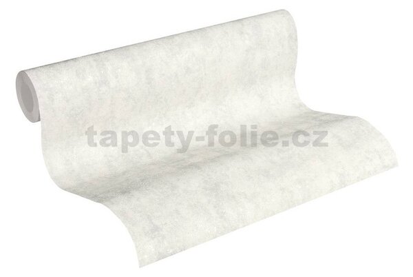 Vliesové tapety na stenu IMPOL A.S. 36600-2, rozmer 10,05 m x 0,53 m, betón bielo-sivý, A.S.Création