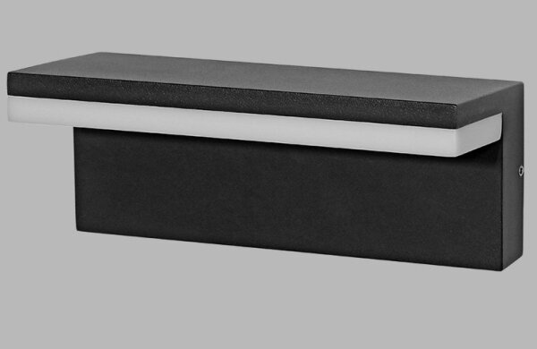 LED2 - LED Vonkajšie nástenné svietidlo HUGO LED/9W/230V IP54 3000K/4000K