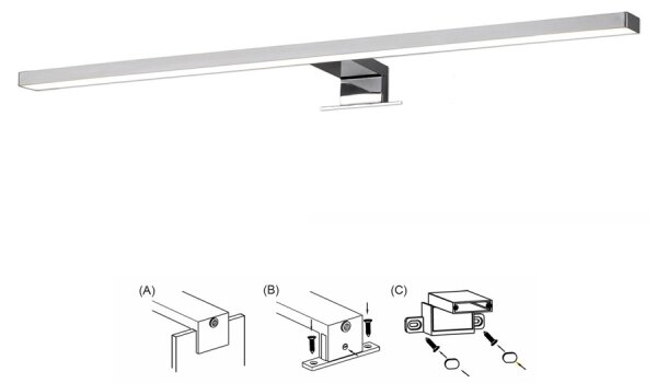 Top Light GILA LED XL - LED Kúpeľňové osvetlenie zrkadla LED/8W/230V IP44