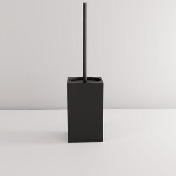 Kovový stojan na WC s kefou B110 MATT BLACK