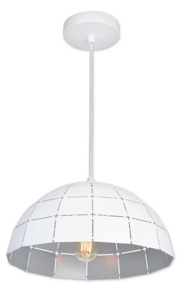 Top Light Apolo 30B - Luster na lanku 1xE27/40W/230V biela/strieborná