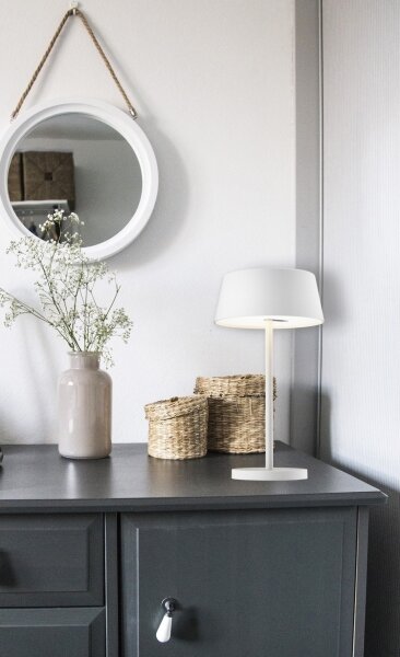Top Light - LED Stmievateľná dotyková stolná lampa PARIS B LED/6,5W/230V biela