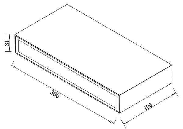 Top Light - LED Vonkajšie nástenné svietidlo LED/12W/230V IP65 biela