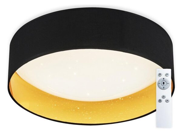 Top Light - LED Stmievateľné stropné svietidlo LED/24W/230V+ diaľkové ovládanie čierna