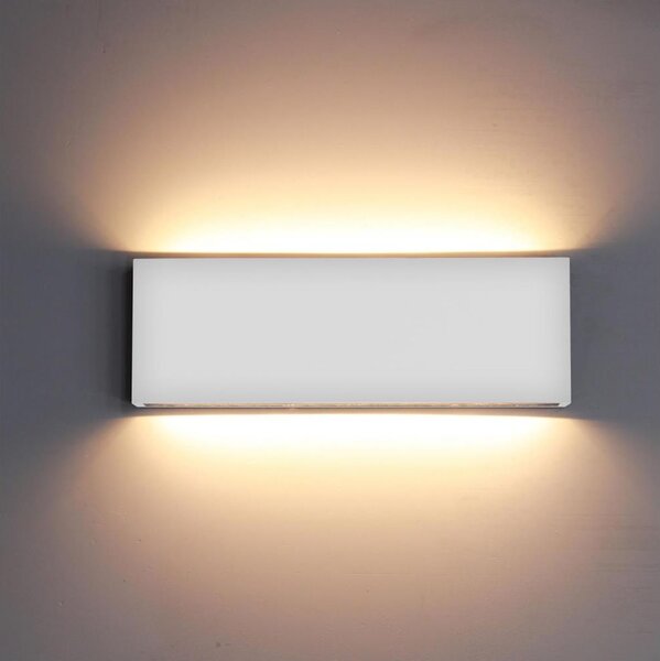 Top Light - LED Vonkajšie nástenné svietidlo LED/12W/230V IP65 biela