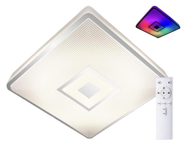Top Light - LED RGB Stmievateľné stropné svietidlo LED/24W/230V hranatý + DO