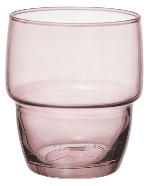 Sklenený pohár na vodu Colors 280 ml sada 6ks