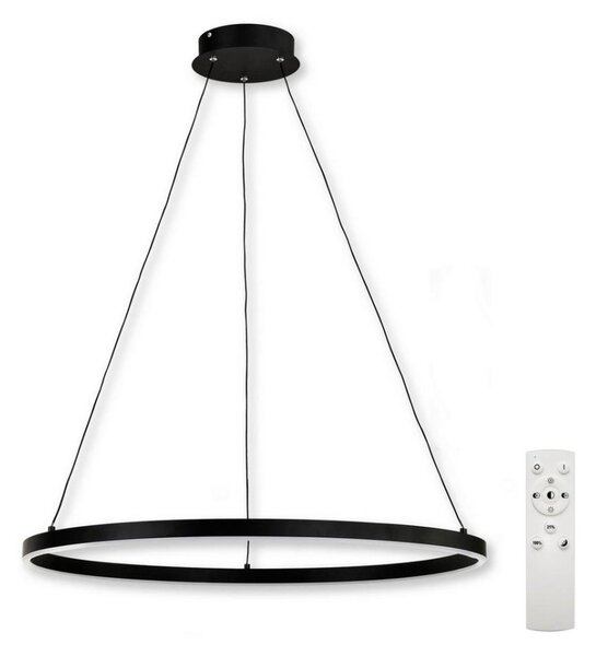 Top Light - LED Stmievateľný luster na lanku LED/30W/230V čierna + diaľkové ovládanie