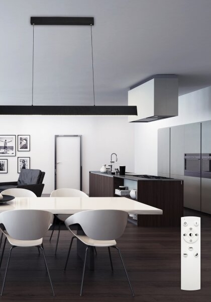 Top Light - LED Stmievateľný luster na lanku LED/30W/230V čierna + DO